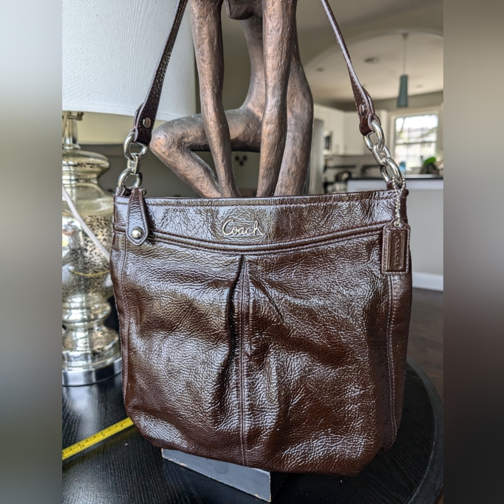 Coach Brown Leather Shoulder Bag